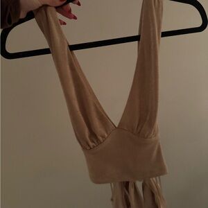 Cotton Candy Elegant Beige Top